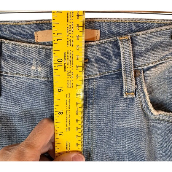 Joe's Jeans Women's 28 The Milla High Rise Straight Ankle Distressed Light Wash‎ - Picture 15 of 16